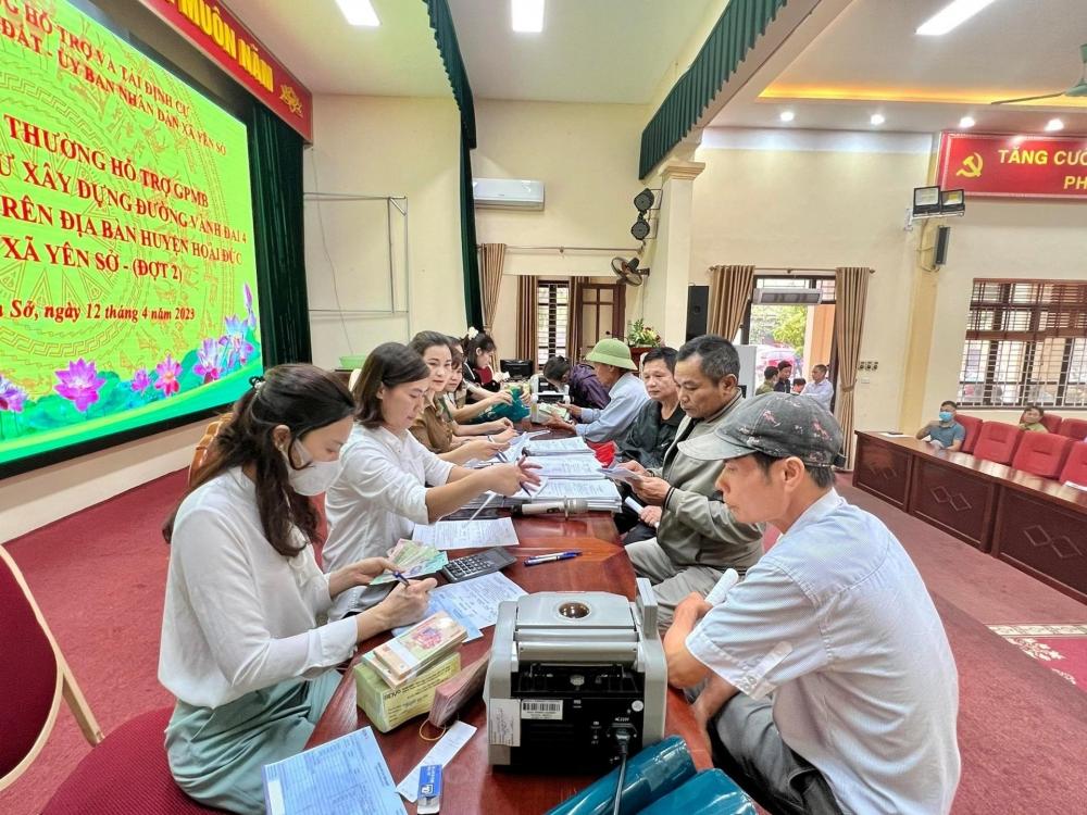 3 xã của huyện Hoài Đức cơ bản hoàn thành giải phóng mặt bằng dự án đường Vành đai 4