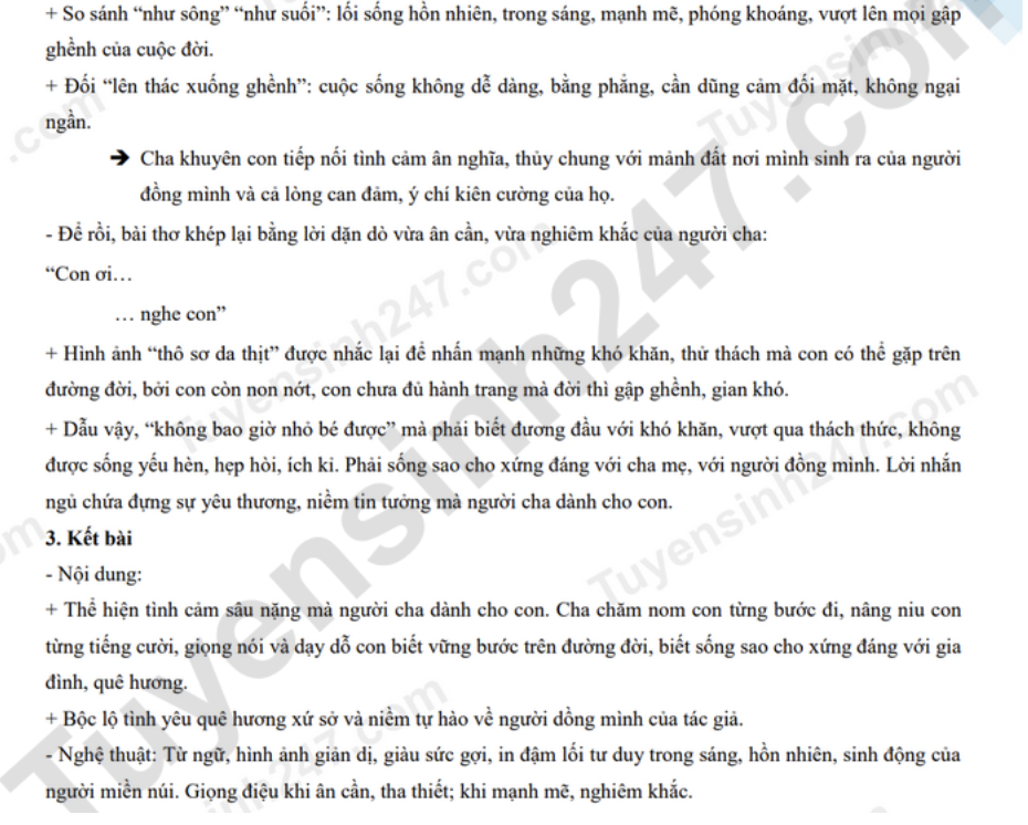 Đáp án đề thi môn Ngữ văn tuyển sinh vào lớp 10 tỉnh Bình Định năm 2023. Ảnh: Tuyensinh247