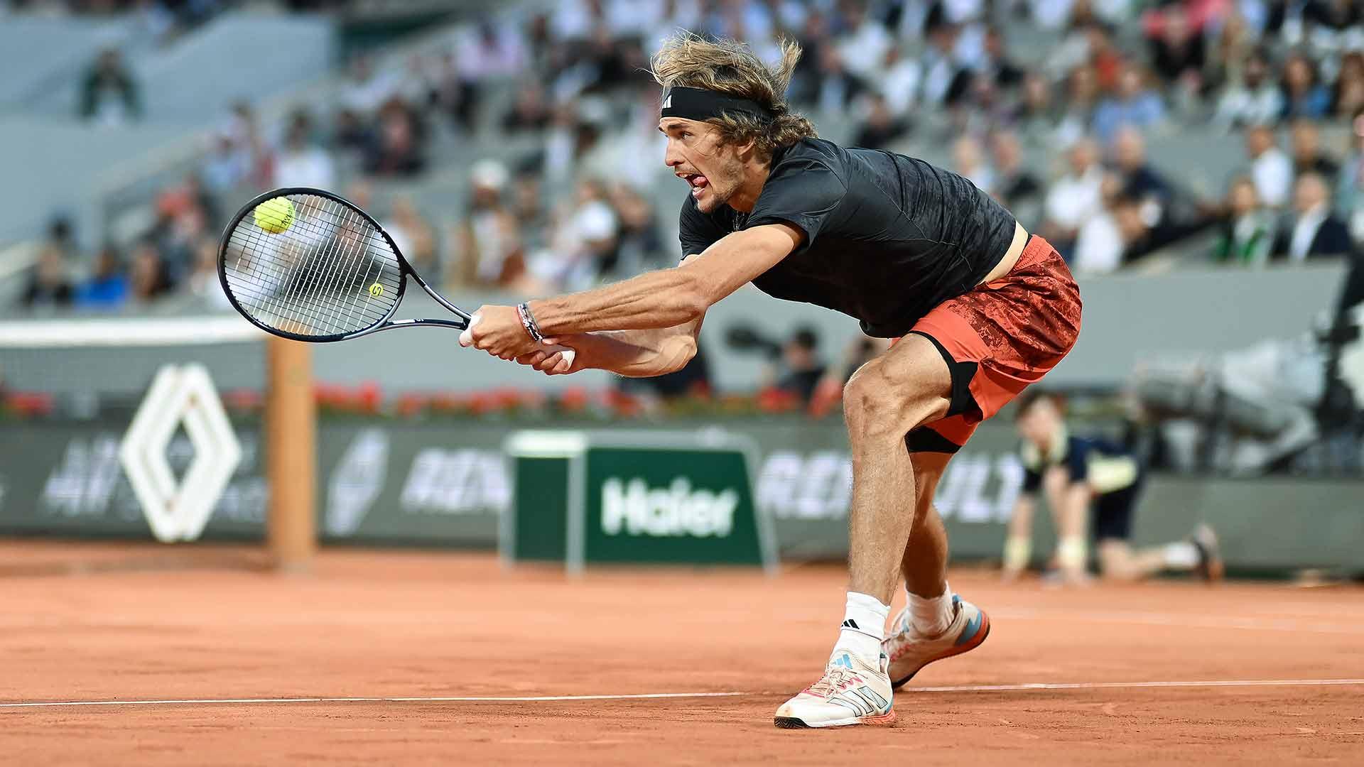 Alexander Zverev có lần thứ 9 vào tứ kết các giải Grand Slam. Ảnh: ATP Tour