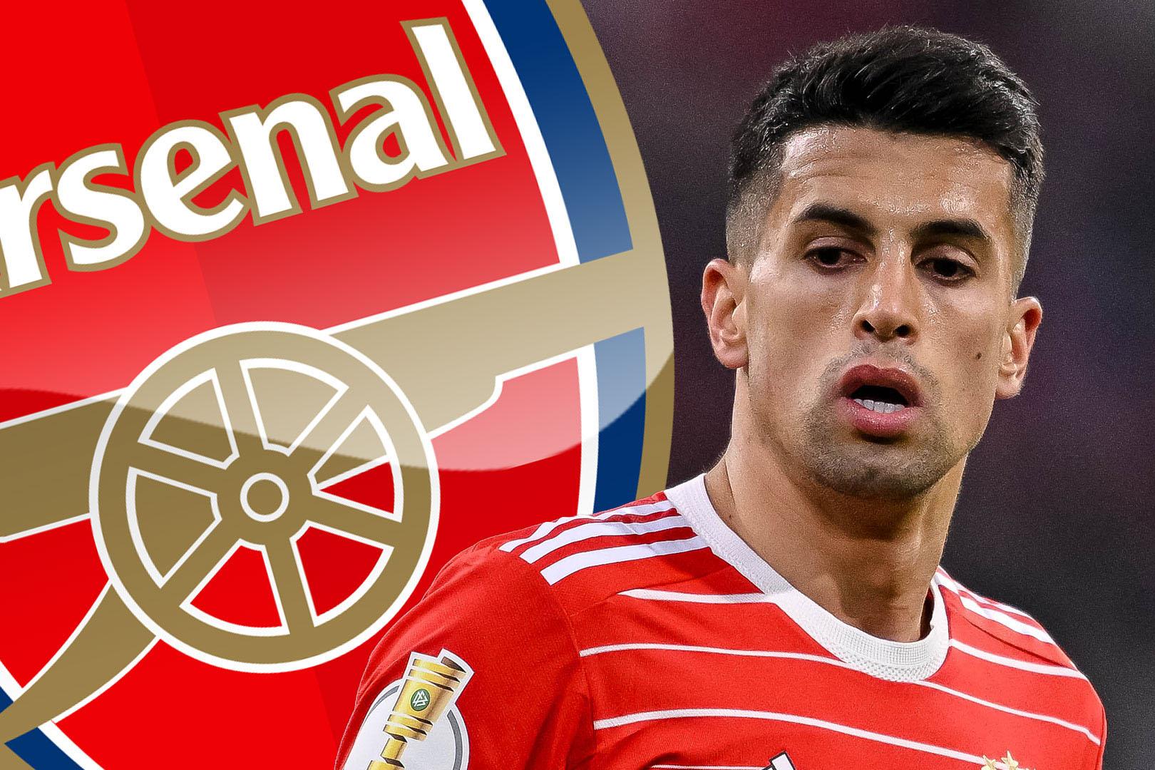 Arsenal muốn chiêu mộ Cancelo vào mùa hè này. Ảnh: The Sun.