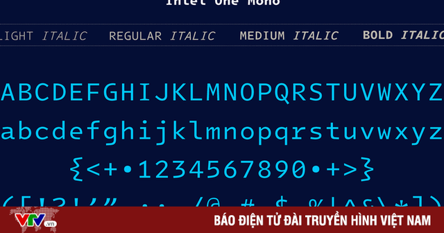 Intel ra mắt phông chữ dành riêng cho lập trình viên - Ảnh 1.