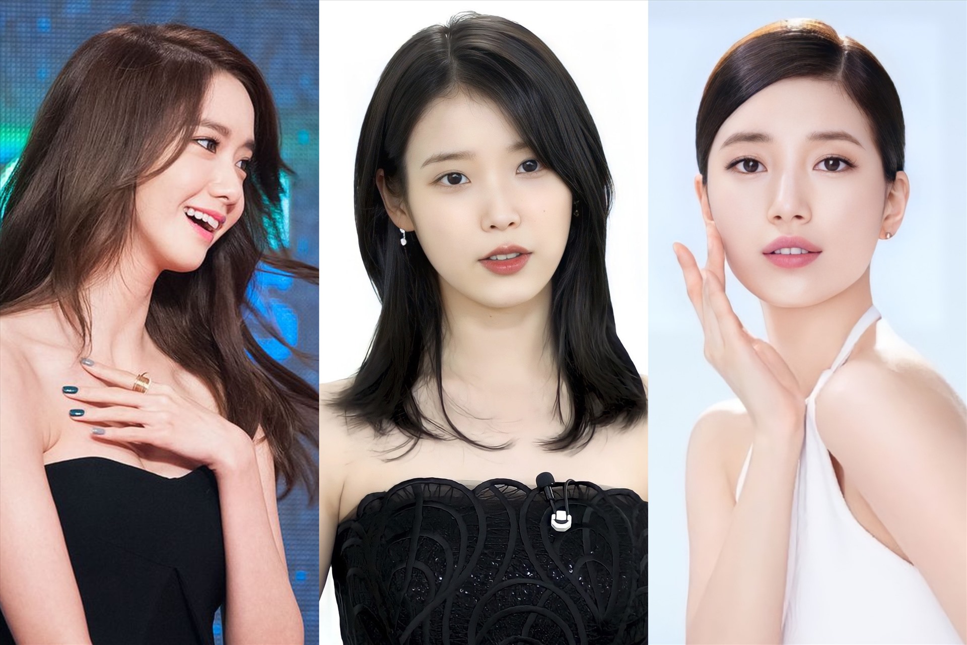 YoonA, IU, Suzy đều có nhan sắc nổi bật. Ảnh: IZE