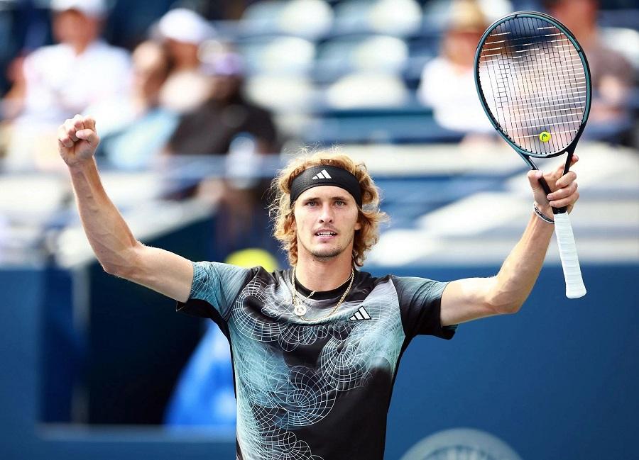 Lịch thi đấu quần vợt đêm 14, rạng sáng 15.8: Zverev vs Dimitrov