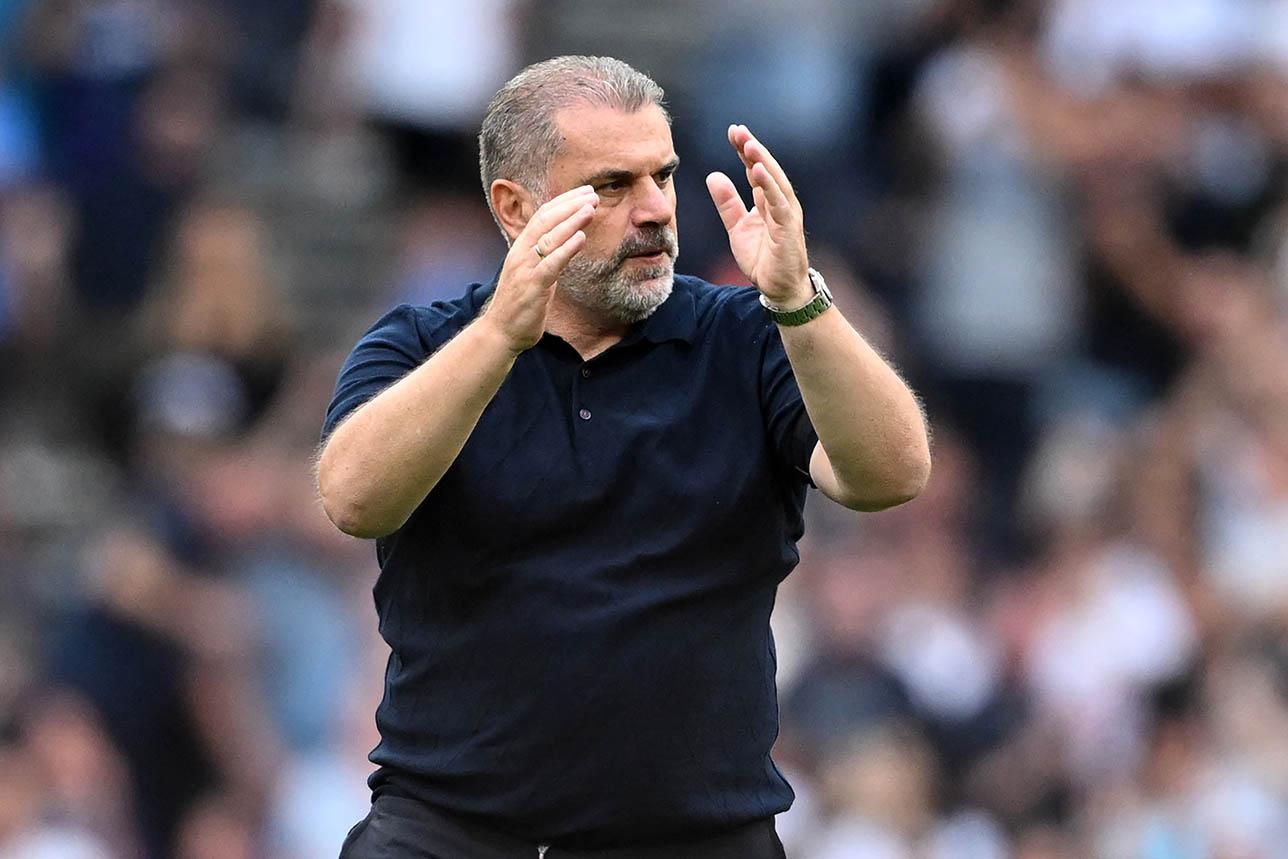 Ange Postecoglou đang có khởi đầu như mơ cùng Tottenham. Ảnh: AFP