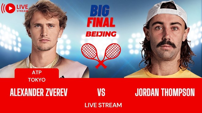 Lịch thi đấu quần vợt 16.10: Zverev vs Thompson