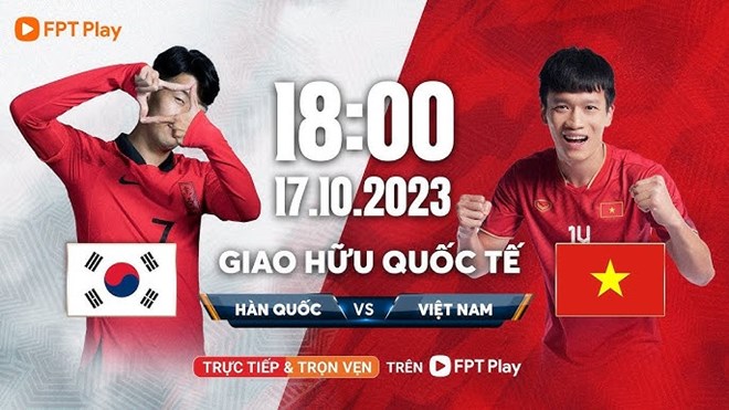 Kết quả, lịch thi đấu bóng đá 17.10: Tuyển Việt Nam vs Hàn Quốc