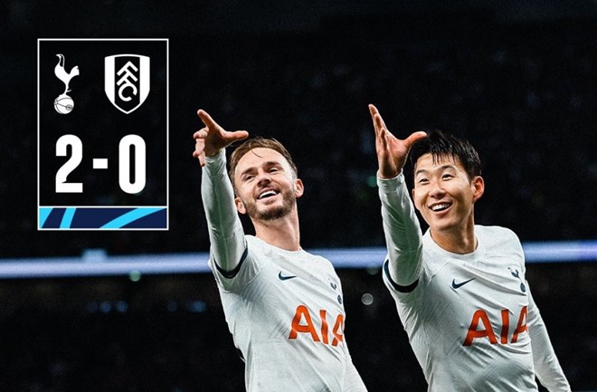 Cặp bài trùng Son - Maddison tỏa sáng, Tottenham giành lại ngôi đầu