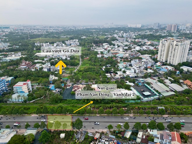 2,5 km dự án đường Vành đai 2 đi qua một số khu vực là đất nông nghiệp