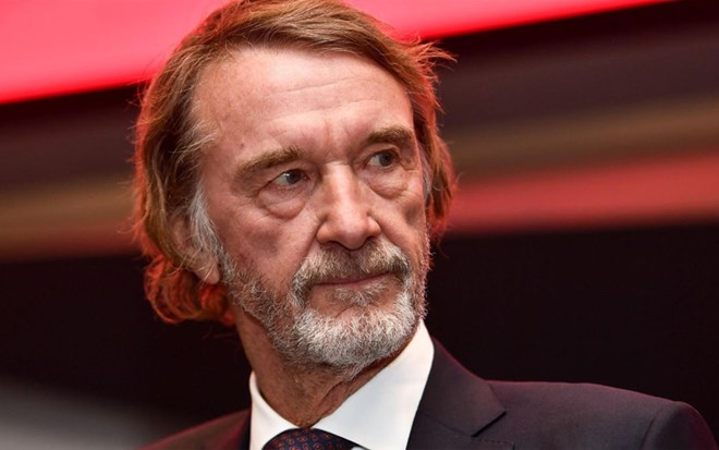 Sir Jim Ratcliffe giành nhiều tâm huyết với thương vụ sở hữu 25% cổ phần của Man United. Ảnh: AFP