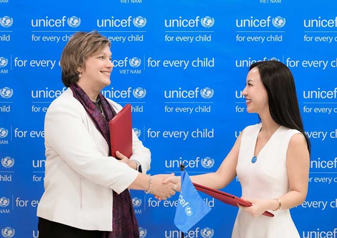 Hannah Nguyễn ủng hộ 10 tỉ đồng cho UNICEF Việt Nam