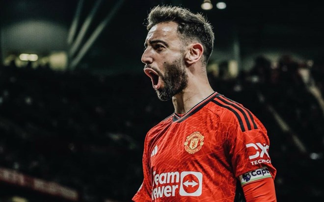 Bruno Fernandes đang là trụ cột không thể thay thế của Man United.  Ảnh: MUFC