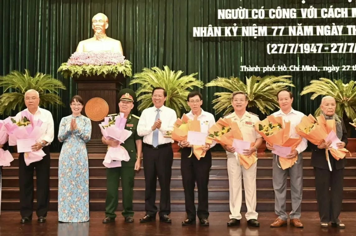 TP. Hồ Chí Minh họp mặt người có công tiêu biểu nhân kỷ niệm 77 năm Ngày Thương binh-Liệt sĩ