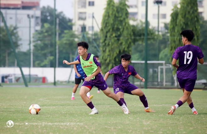 U16 Việt Nam xây dựng lối chơi dựa trên ưu điểm kĩ thuật