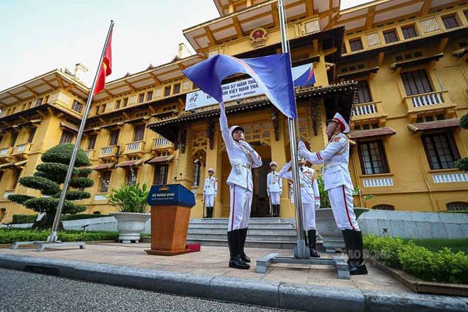 Lễ thượng cờ kỷ niệm 57 năm thành lập ASEAN