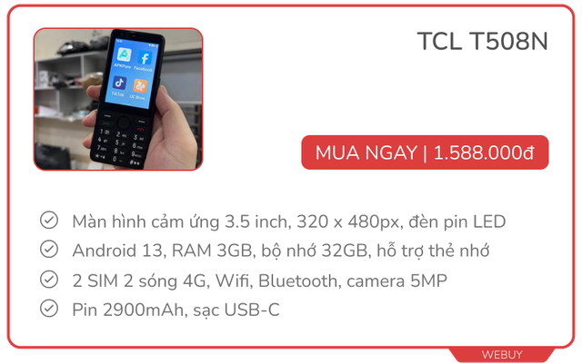 Gợi ý 7 điện thoại "cục gạch" hiệu Nokia, Vtel, Xiaomi... giá từ 399.000đ trang bị 4G không lo cắt sóng- Ảnh 7.