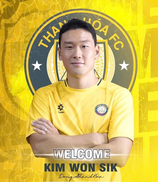 Tiền vệ Kim Won Sik của Thanh Hóa FC. Ảnh: THFC