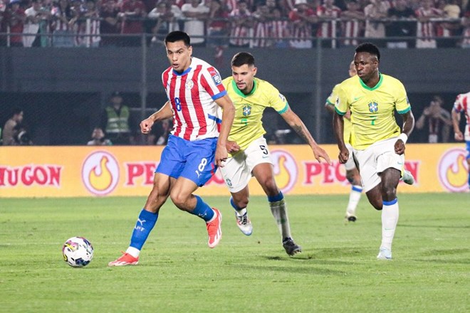 Tuyển Brazil thua Paraguay tại vòng loại World Cup 2026