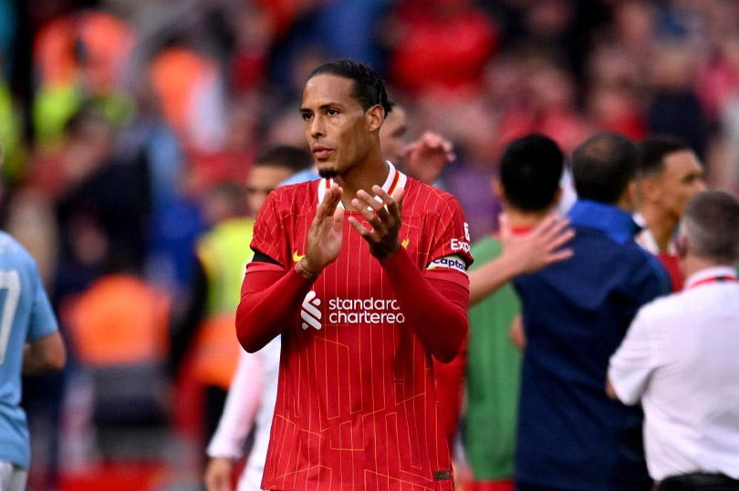 Nỗi thất vọng của Virgil van Dijk sau thất bại trước Nottingham Forest. Ảnh: Liverpool FC