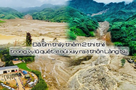 Thêm 2 nạn nhân vụ sạt lở tại Làng Nủ được tìm thấy