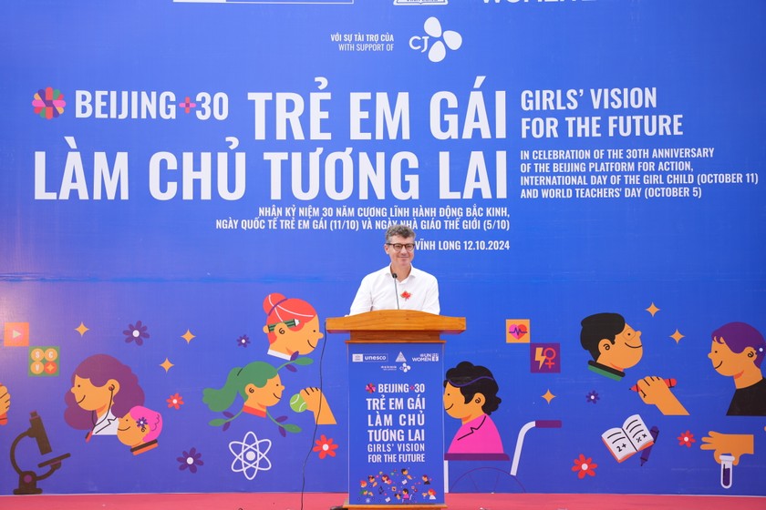 Ông Jonathan Wallace Baker - Trưởng Đại diện UNESCO tại Việt Nam.