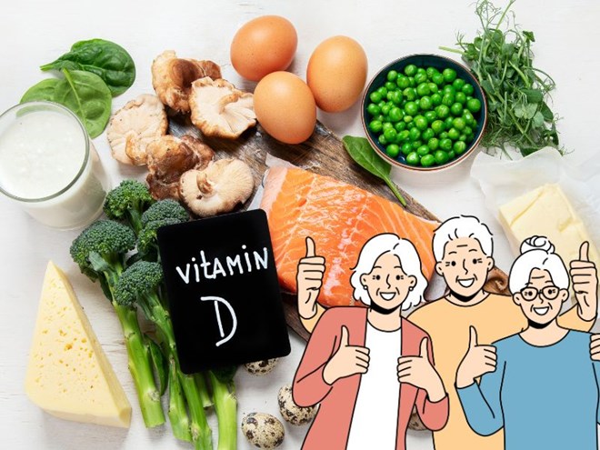 Lợi ích của vitamin D với xương khớp người cao tuổi