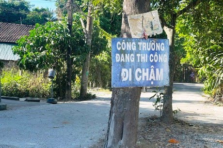Nhiều năm thực hiện nhưng đoạn đường Chu Văn An vẫn còn ngổn ngang, chưa hẹn ngày về đích.