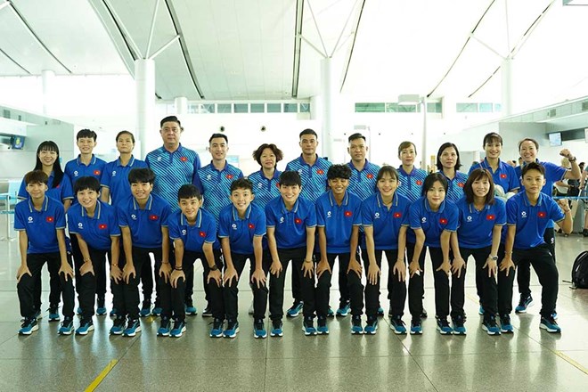 Tuyển futsal nữ Việt Nam lên đường dự giải Đông Nam Á
