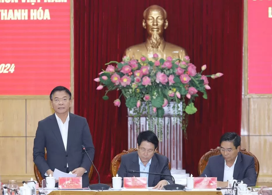 Chủ tịch nước Lương Cường làm việc với Ban Thường vụ Tỉnh ủy Thanh Hoá Chủ tịch nước Lương Cường làm việc với Ban Thường vụ Tỉnh ủy Thanh Hoá