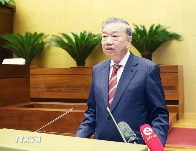 Tổng Bí thư Tô Lâm phát biểu chỉ đạo Hội nghị. Ảnh: TTXVN Tổng Bí thư Tô Lâm phát biểu chỉ đạo Hội nghị. Ảnh: TTXVN