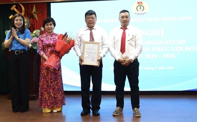 Quận Hoàn Kiếm thành lập mới được 31/20 công đoàn cơ sở