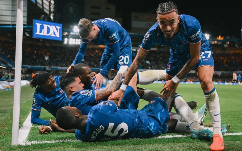 Chelsea đã giành được 5 chiến thắng liên tiếp tại Premier Leauge mùa này. Ảnh: Chelsea