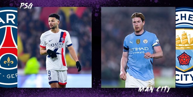 Thống kê đáng chú ý trận PSG vs Man City