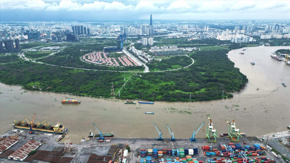 Khu đô thị mới Thủ Thiêm (TP Thủ Đức, TPHCM).  Ảnh: Anh Tú