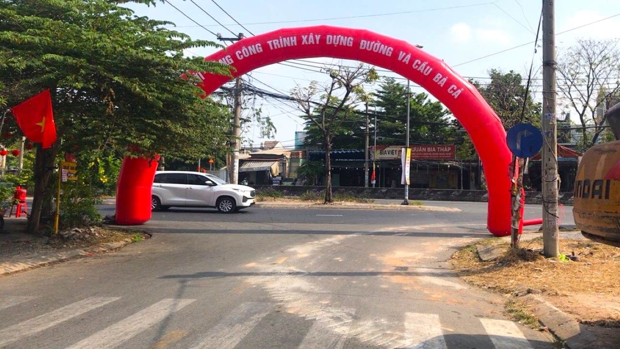 Điểm đầu dự án giao đường số 11 (phường Tam Bình, TP Thủ Đức).  Ảnh: Giang Anh
