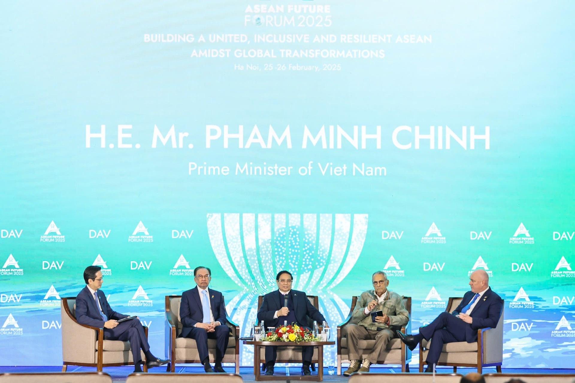 thu tuong pham minh chinh trao doi hoi dap cap cao tai dien dan tuong lai asean nam 2025 hinh 2