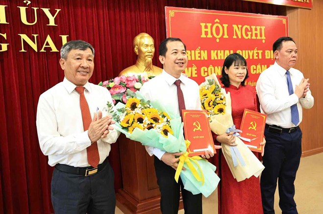 2 giám đốc sở làm Phó Ban Tuyên giáo và Dân vận Đồng Nai