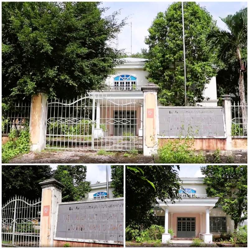 Trụ sở VKSND huyện Nam Giang, Quảng Nam (ở Cà Dy) hoang phế, xuống cấp. Ảnh: Trường An