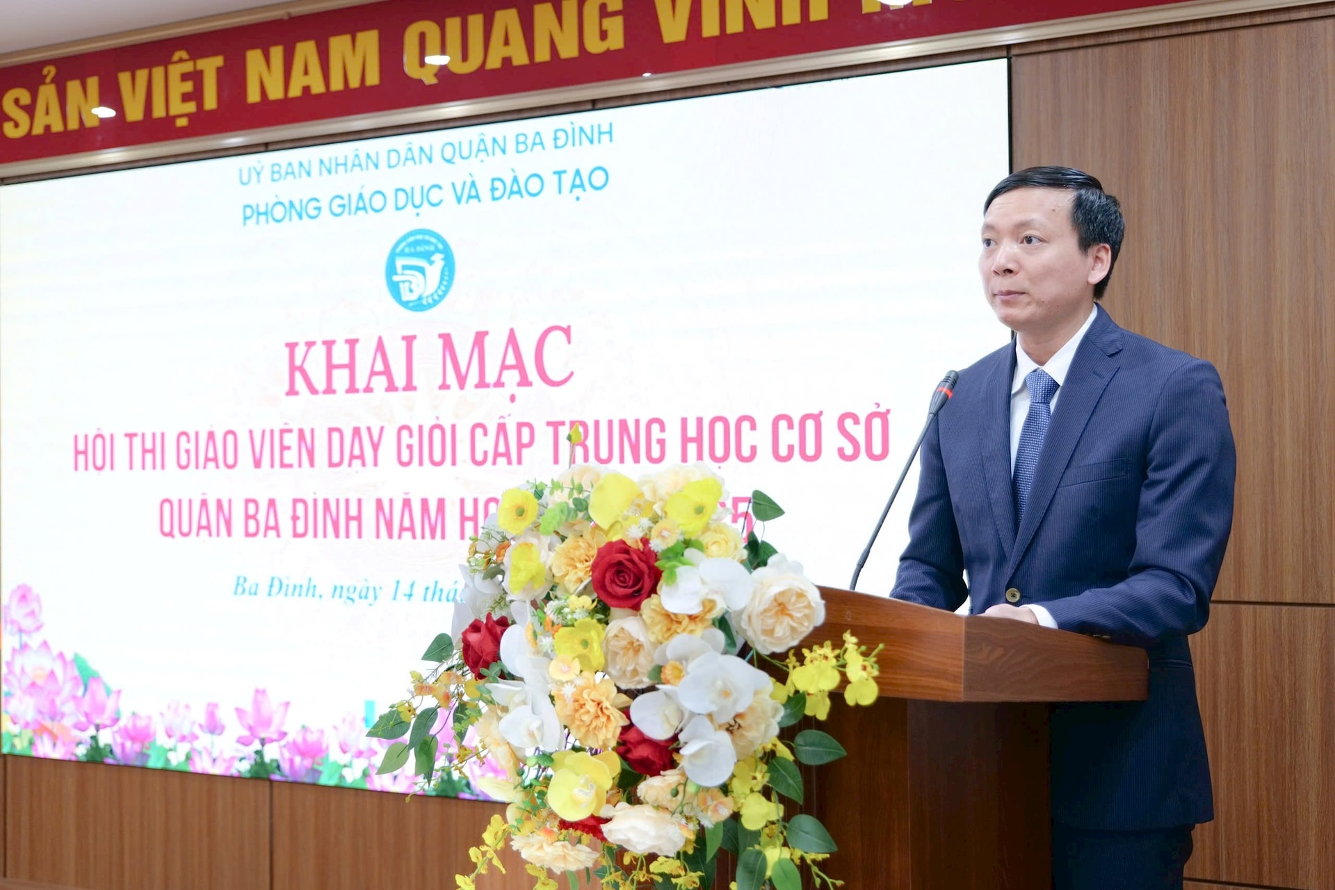Phó trưởng Phòng GD-ĐT quận Ba Đình Nguyễn Như Tùng. Ảnh: Lê Nguyễn