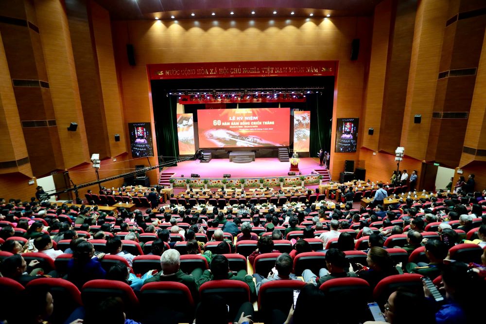 Tỉnh Thanh Hóa long trọng tổ chức lễ kỷ niệm 60 năm Hàm Rồng chiến thắng. Ảnh: Minh Hiếu