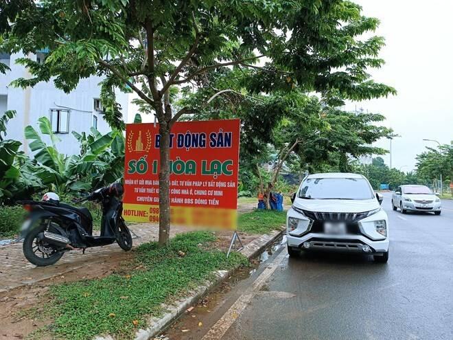 Nhiều chủ đất vùng ven Hà Nội “dài cổ” chờ đợi người mua. Ảnh: Thu Giang