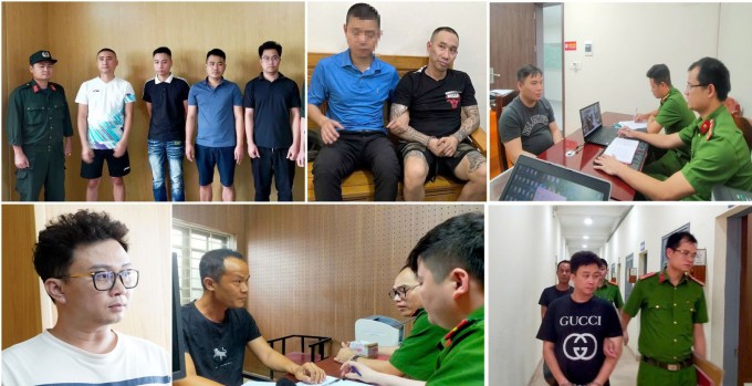 Các đối tượng liên quan đến đường dây bị bắt giữ