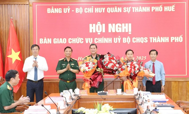 Thượng tá Trương Viết Hải giữ chức Chính ủy Bộ Chỉ huy Quân sự TP Huế