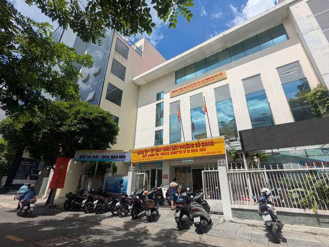 Trụ sở Đảng ủy - MTTQVN phường Cầu Ông Lãnh được đặt tại trụ sở UBND phường Cô Giang cũ. Ảnh: Anh Tú