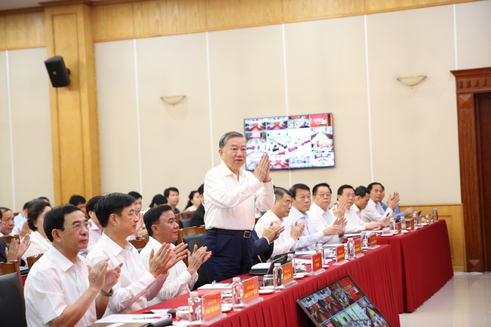 Tổng Bí thư Tô Lâm dự Hội nghị. Ảnh: Trần Vương