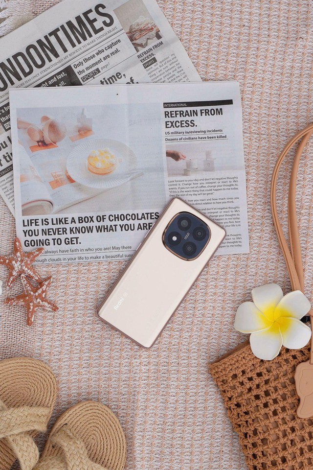 Redmi Note 14 Series Vàng Sa Mạc: Bạn đồng hành lý tưởng cho mùa hè sôi động- Ảnh 3.