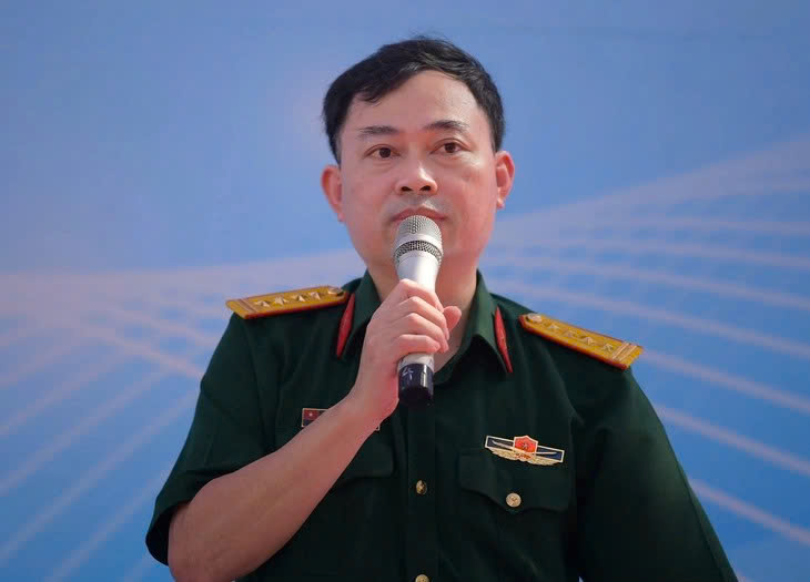 Đại tá Đỗ Thành Tâm, Thư ký Ban tuyển sinh quân sự, Bộ Quốc phòng. Ảnh: Nam Trần