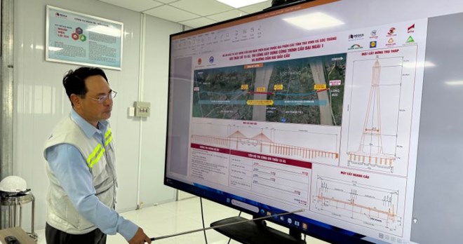 Chủ tịch Vĩnh Long chỉ đạo gỡ vướng, đẩy nhanh tiến độ cầu Đại Ngãi 1