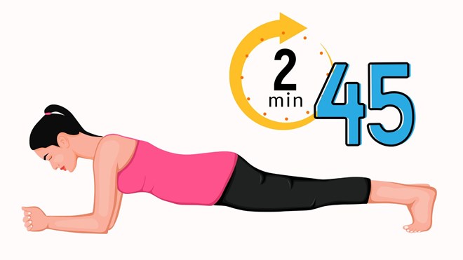 Tập plank đúng cách sau tuổi 45 để duy trì nền tảng thể lực