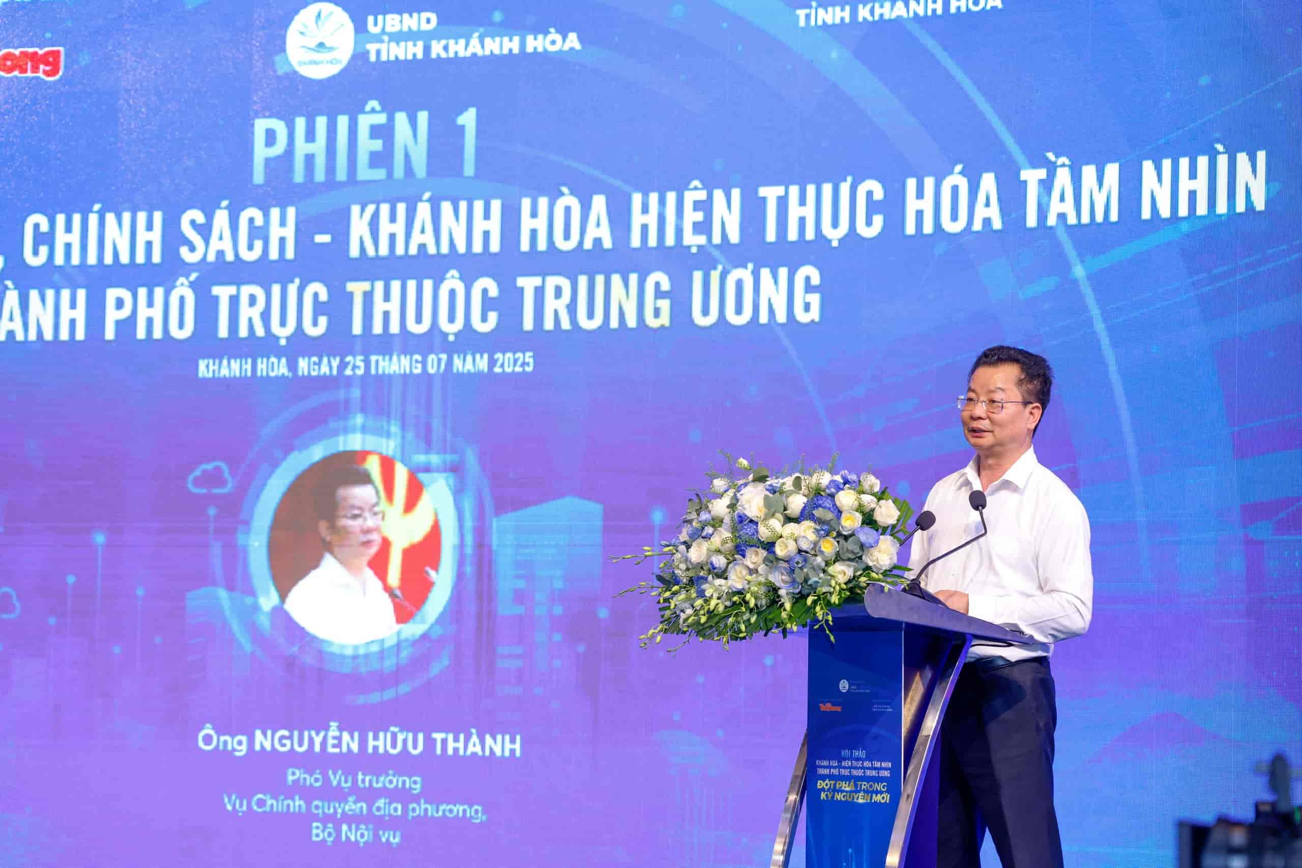Ông Nguyễn Hữu Thành – Phó Vụ trưởng Vụ Chính quyền địa phương, Bộ Nội vụ. Ảnh: Hữu Long