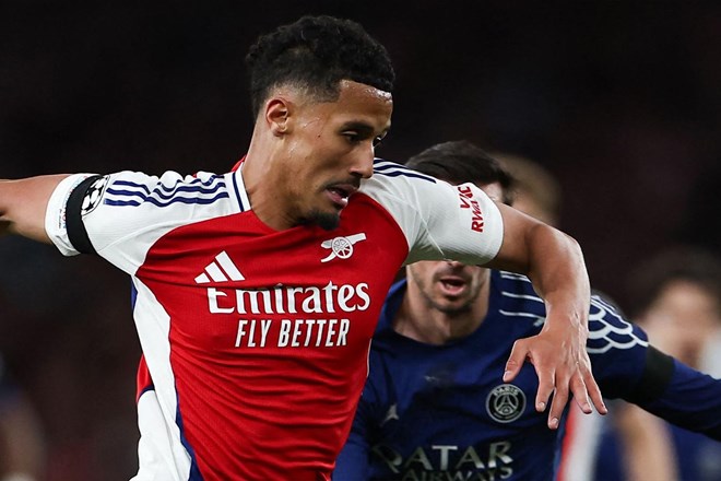 William Saliba đang chờ một chương mới tại Arsenal